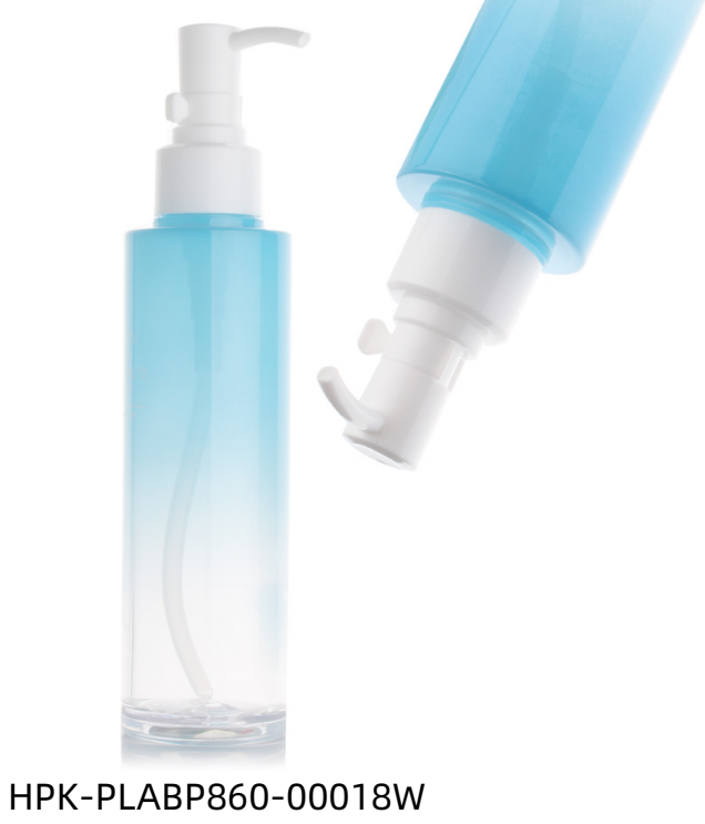 Gradient Navy Blue Plastic Lotion Bottle & Pipette Dropper Bottle & Cream Jar